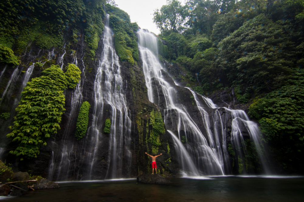 Beautiful,Banyumala,Twin,Waterfall,Bali.