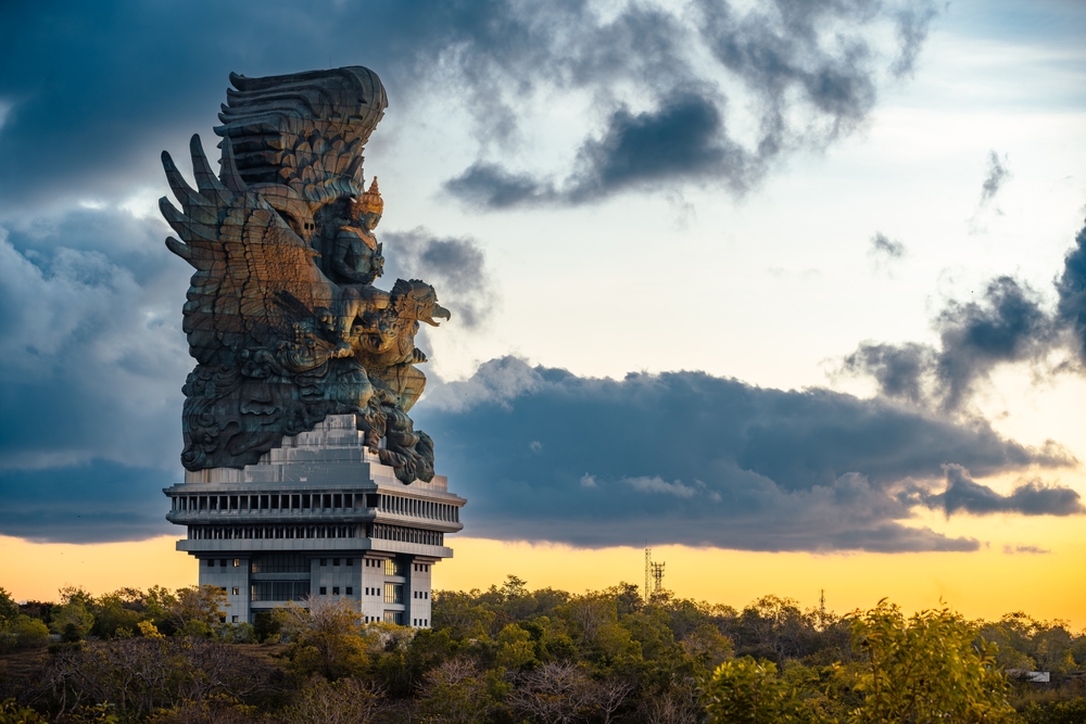 Bali's,Most,Iconic,Landmark,Hindu,God,Garuda,Wisnu,Kencana,Statue